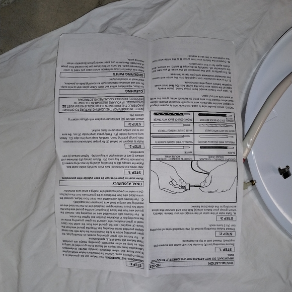 Sea Gull Lighting Ceiling Light Fixture white NIB - Picture 9 of 10